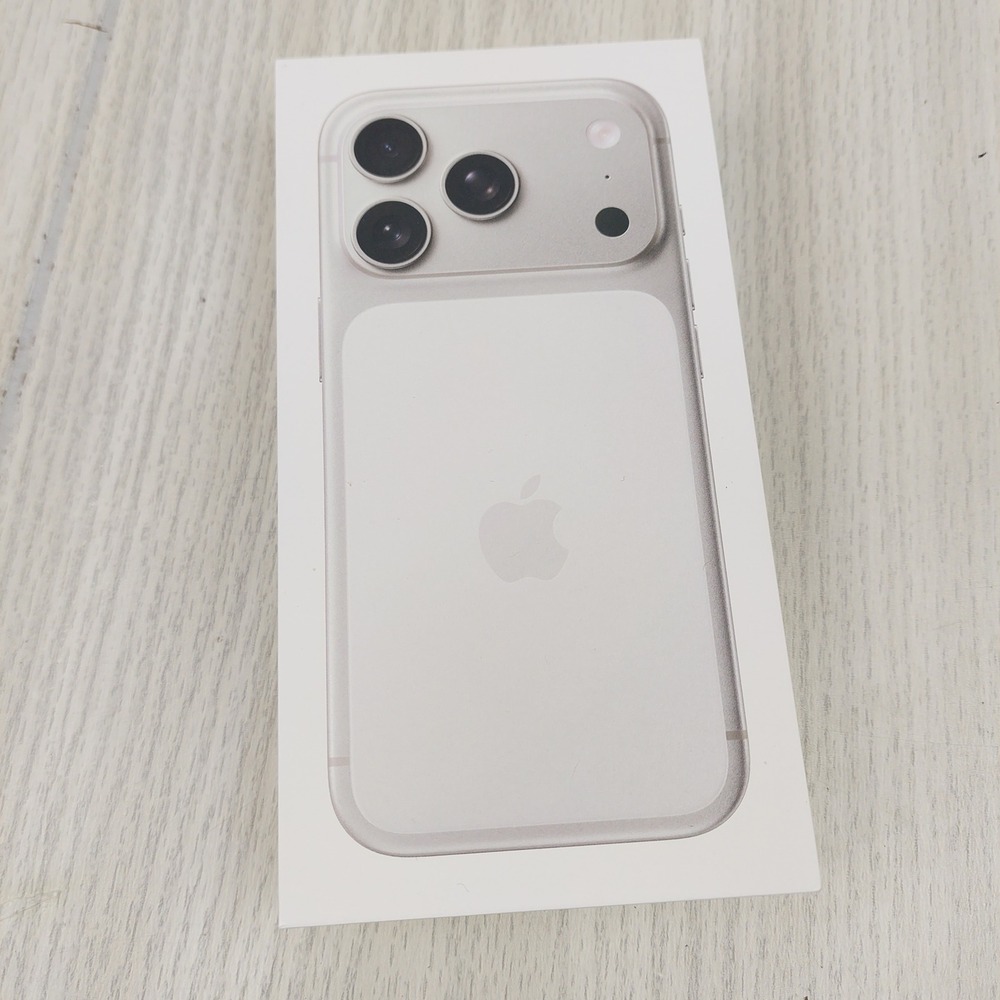 Apple iPhone 17 Pro Empty Box Silver 256GB Model A3256 Retail Packaging